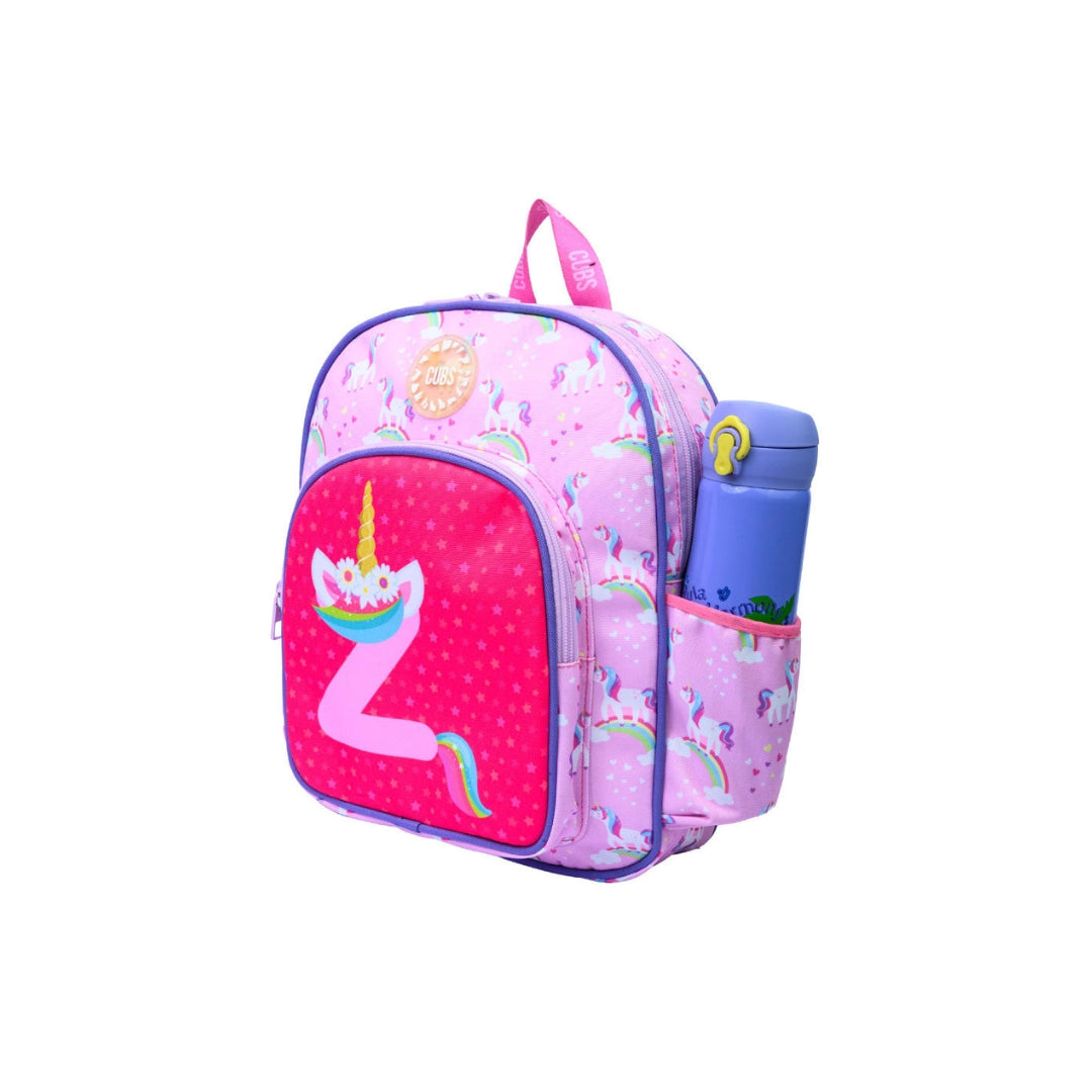 Pink Unicorn Letter Z Nursery Backpack