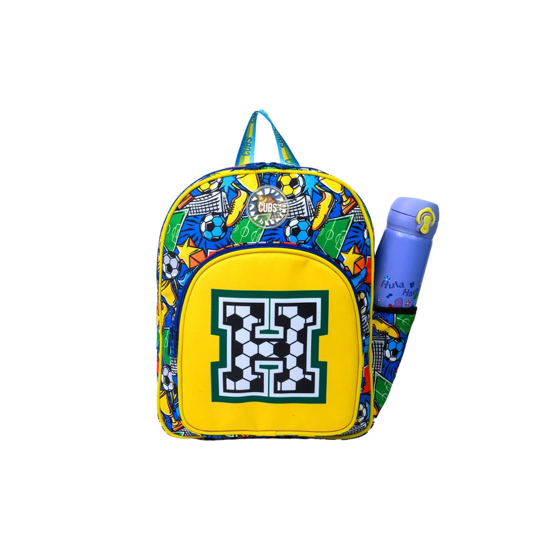 Football Fan Letter H Nursery Backpack