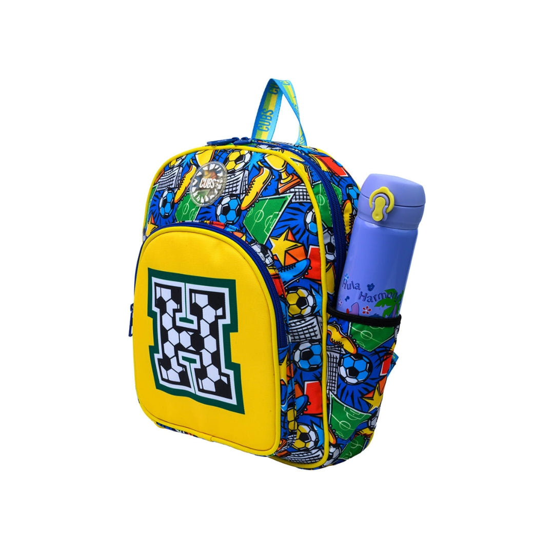 Football Fan Letter H Nursery Backpack