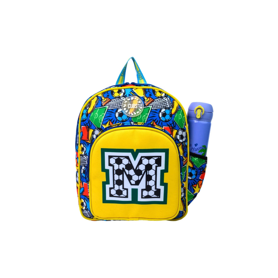 Football Fan Letter M Nursery Backpack