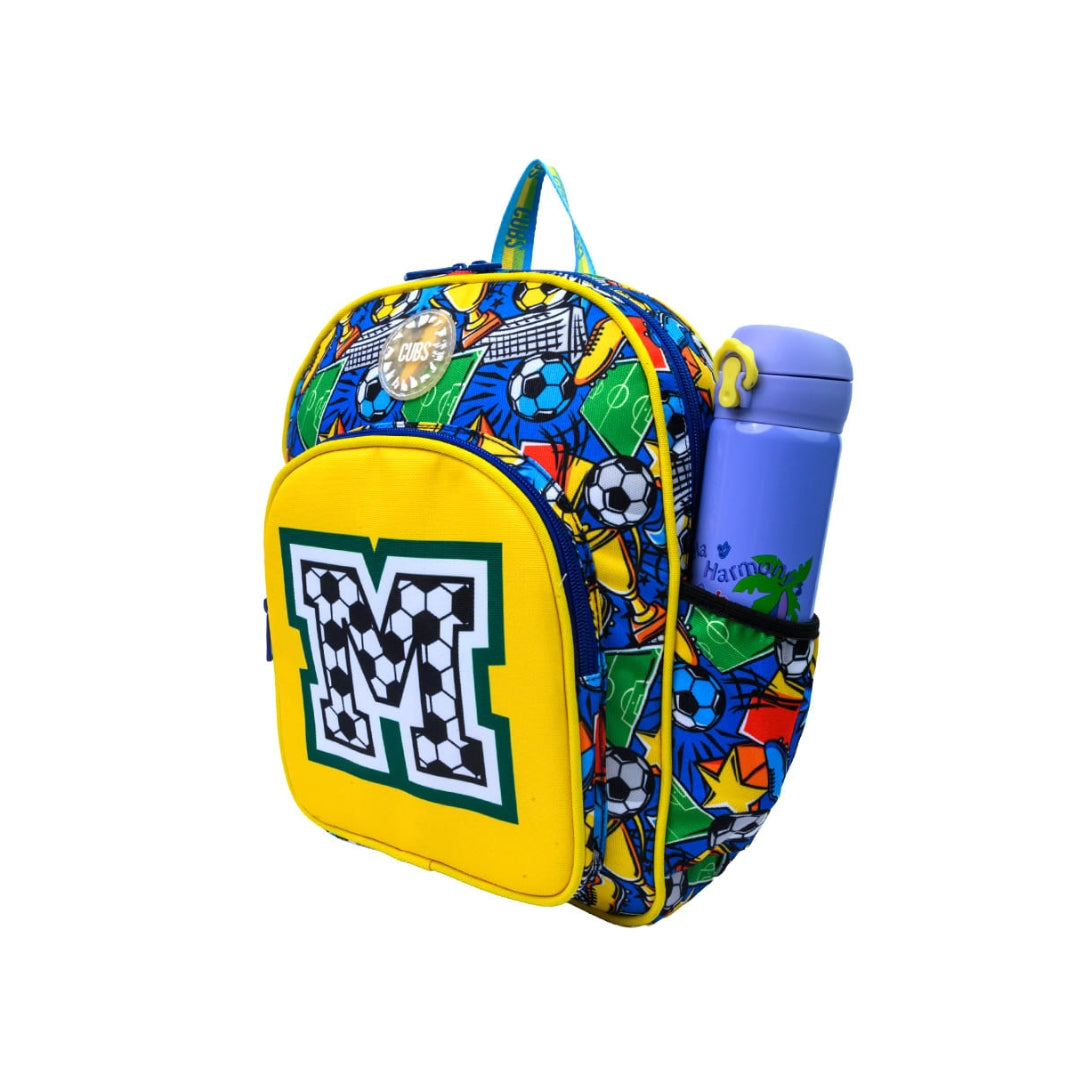 Football Fan Letter M Nursery Backpack