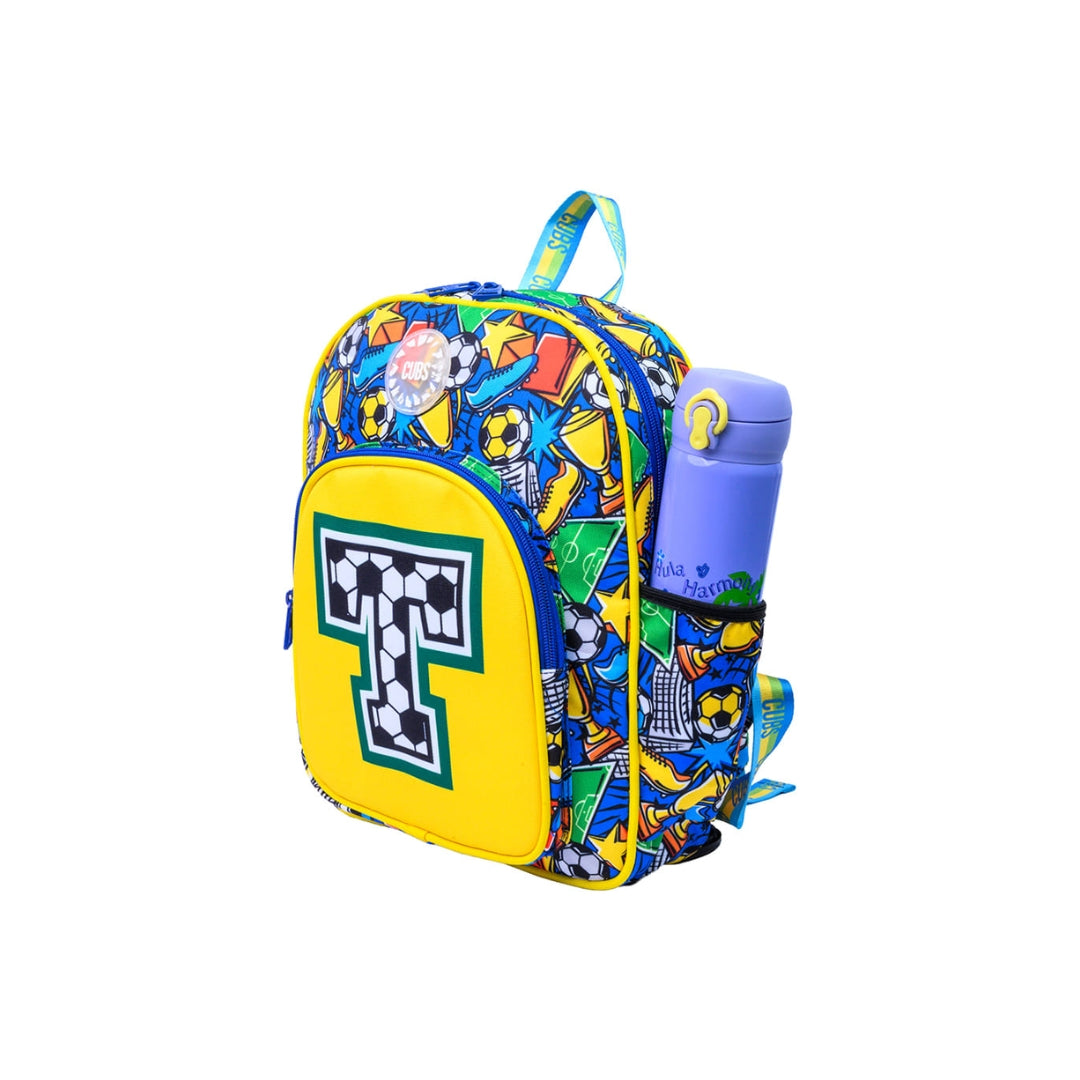 Football Fan Letter T Nursery Backpack