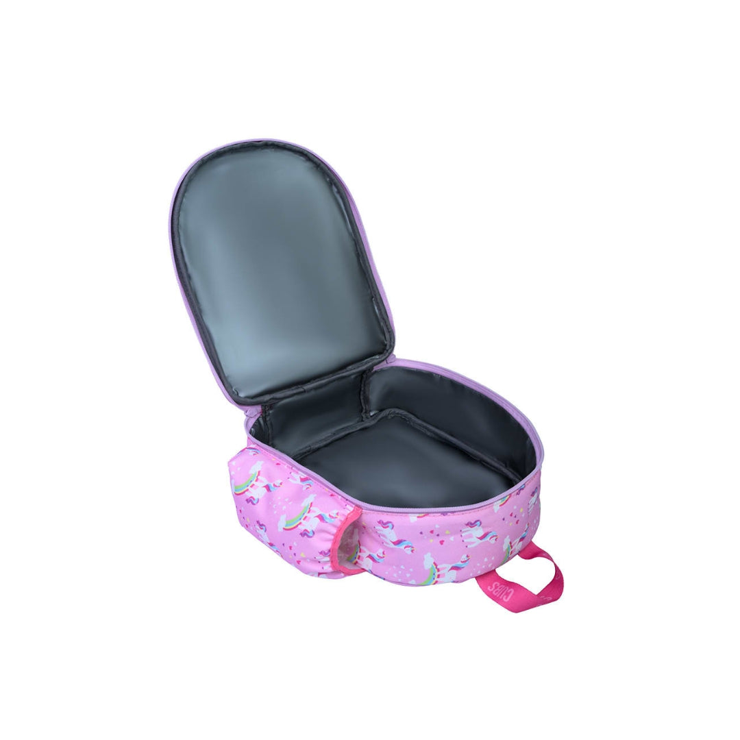 Pink Unicorn Letter F Nursery Lunch Backpack