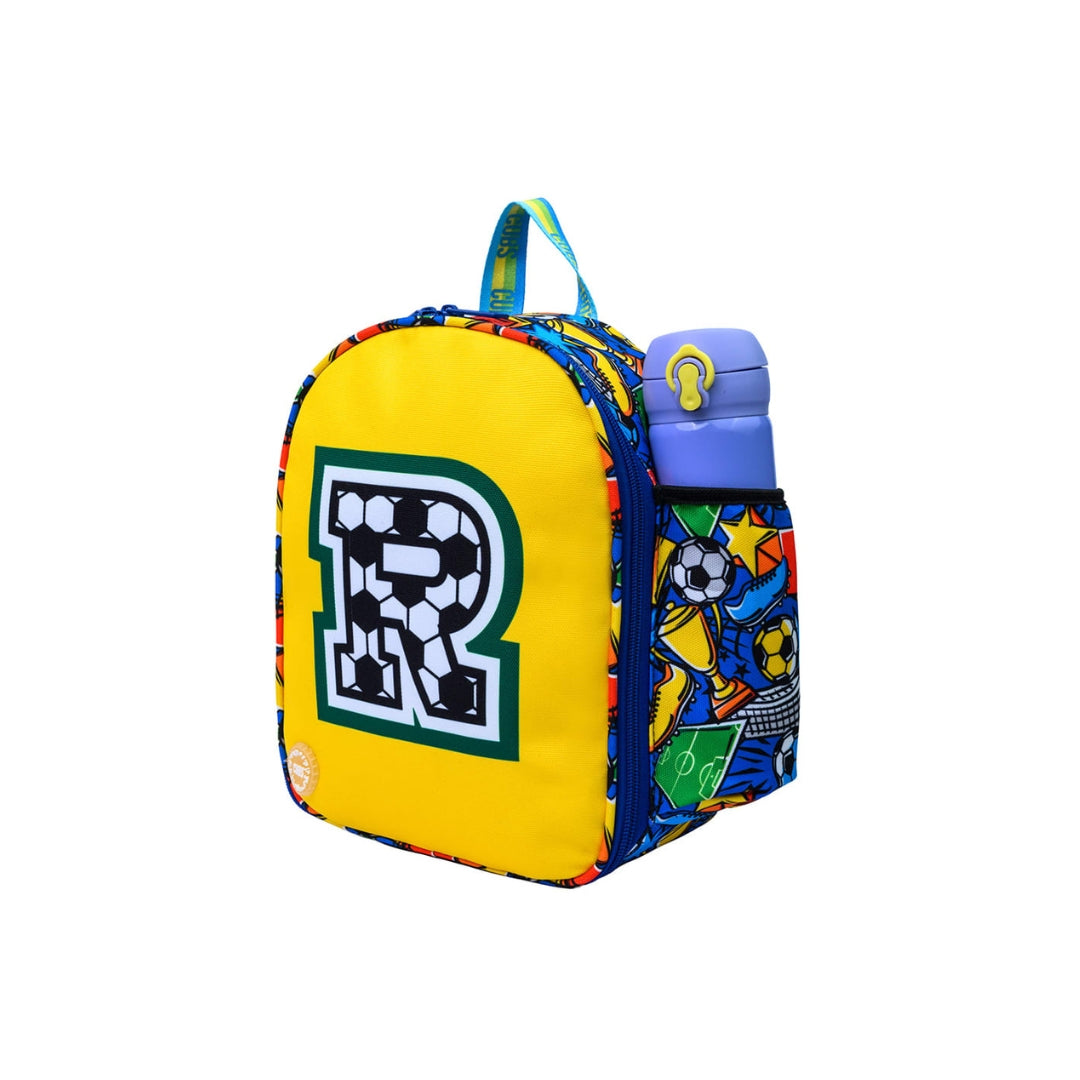 Football Fan Letter R Nursery Lunch Backpack