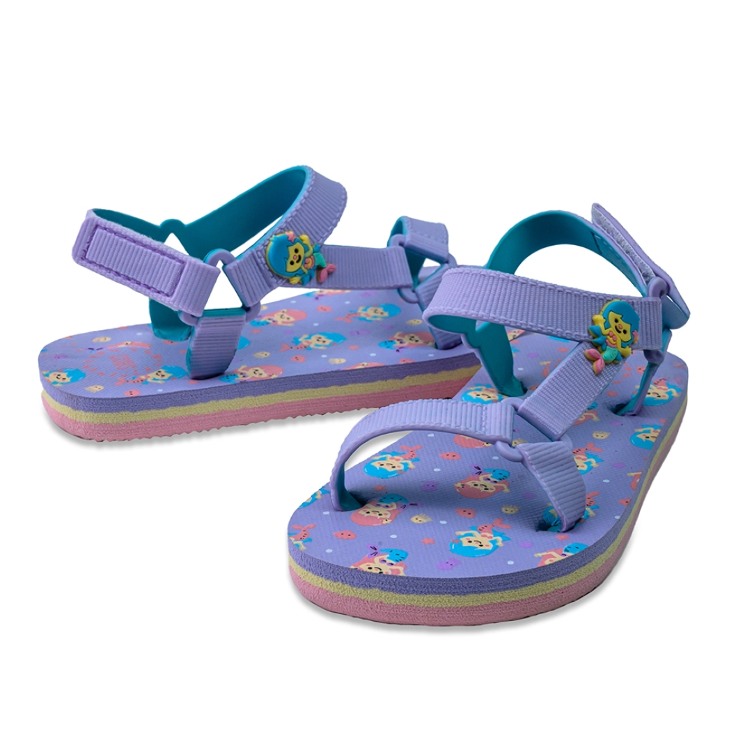 Lilac Mermaid Sling Sandals