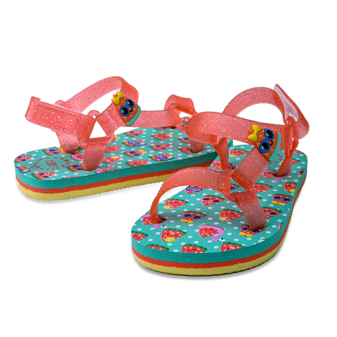 Dancing Water Melons Sling Sandals