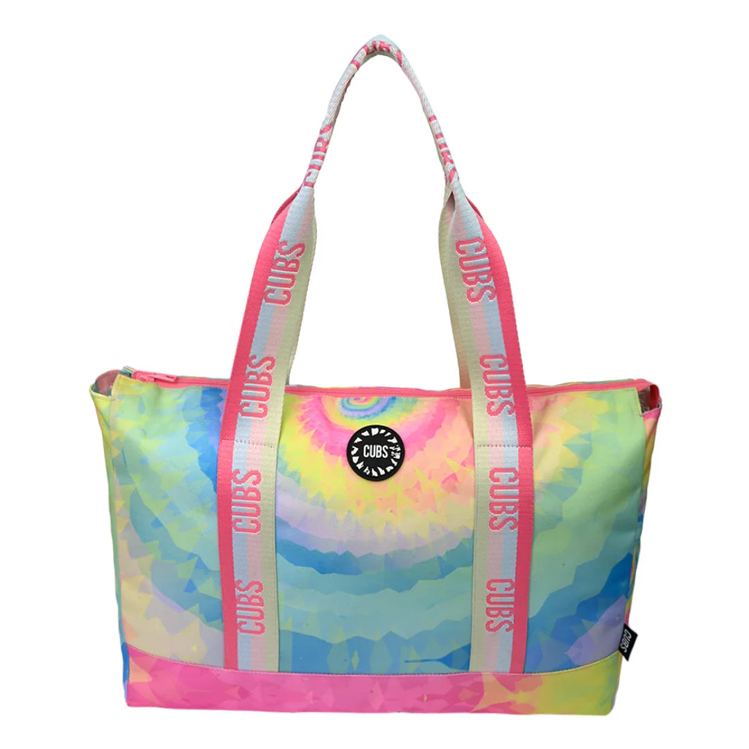 Pastel Pineapples & Pastel Tie Dye Tote Bag