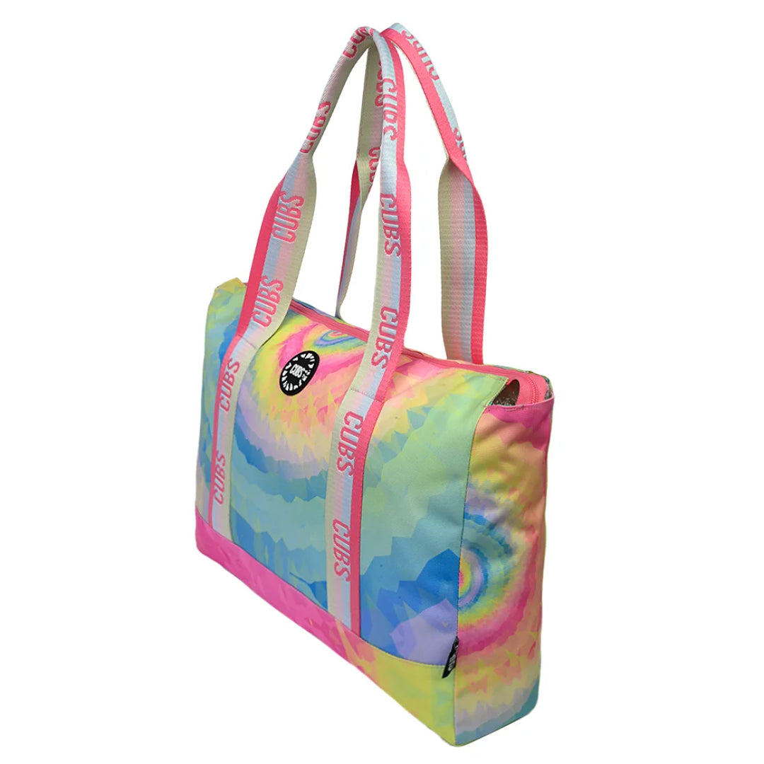 Pastel Pineapples & Pastel Tie Dye Tote Bag