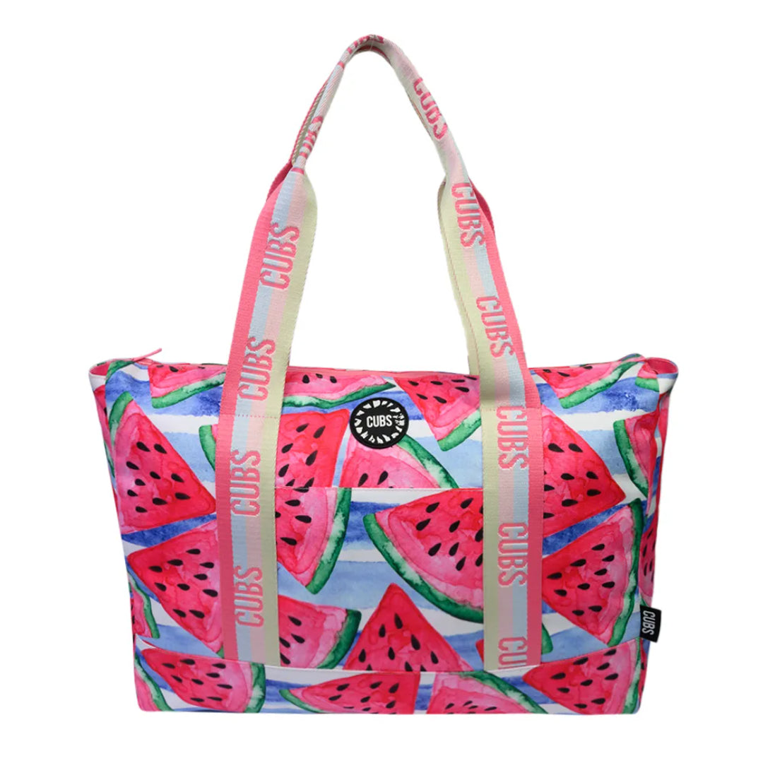 Pink Watermelon Cocktail Double Face Tote Bag