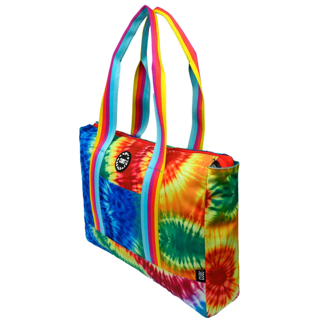 Sunkissed Tie Dye & Turquoise Tote Bag