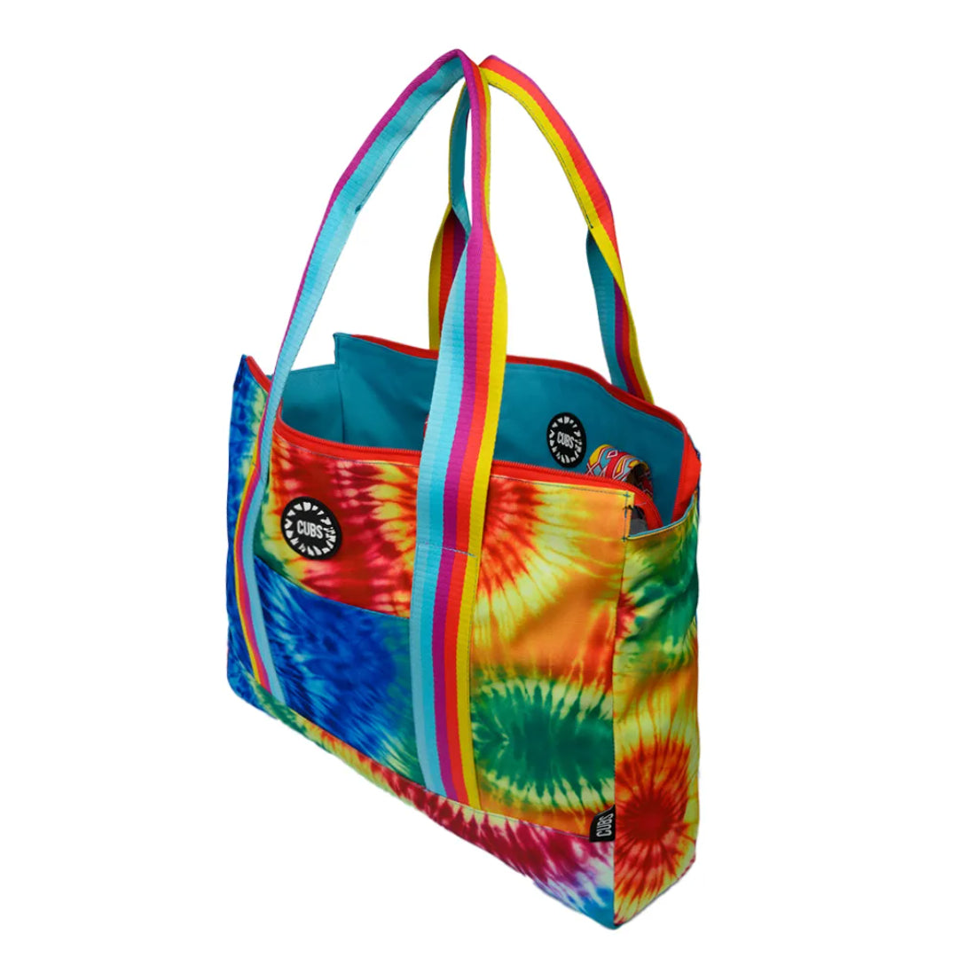 Sunkissed Tie Dye & Turquoise Tote Bag