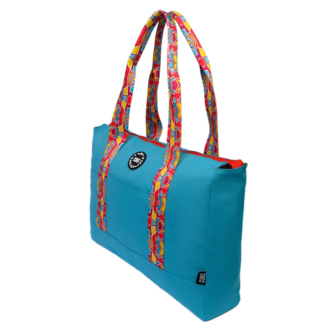 Sunkissed Tie Dye & Turquoise Tote Bag