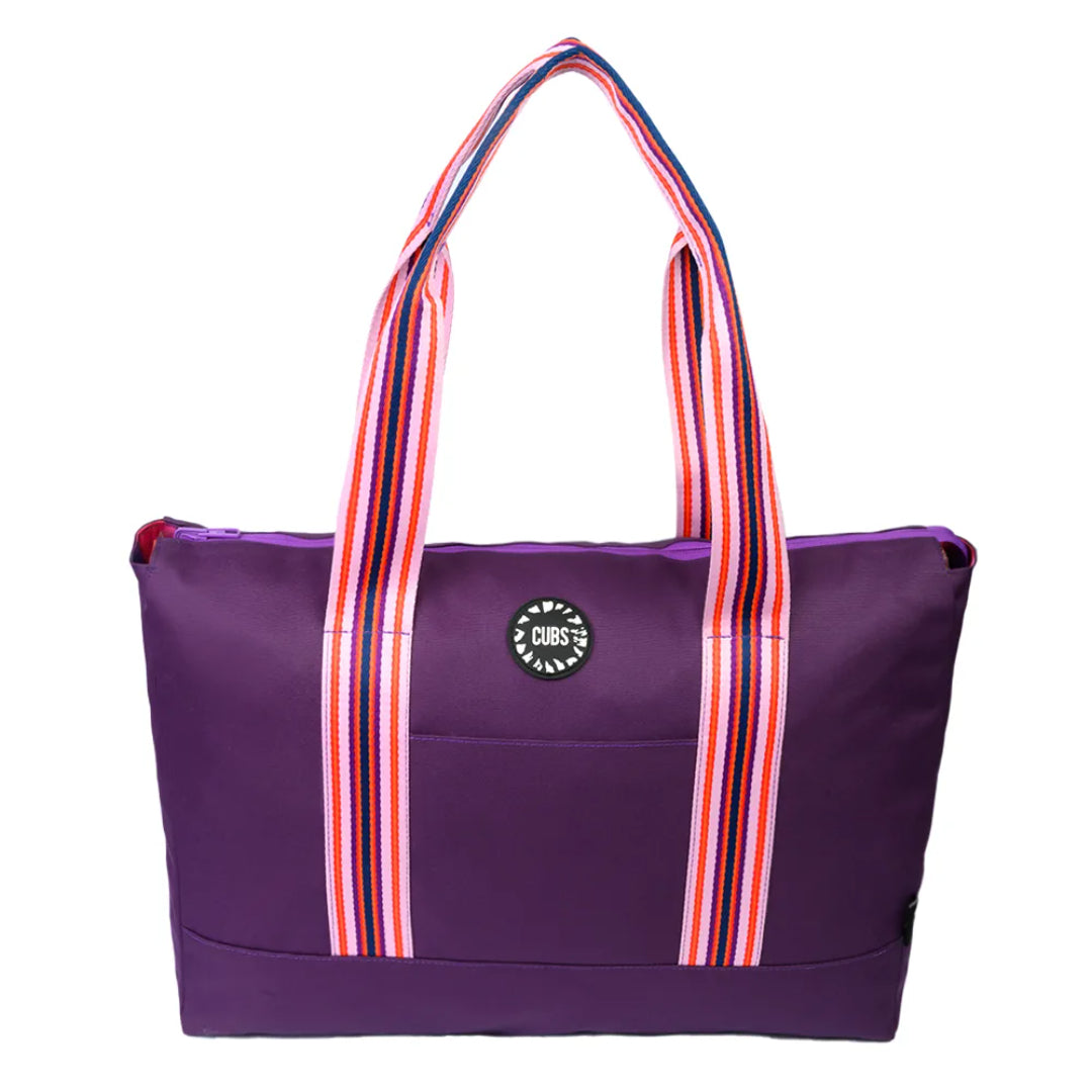 Deep Purple Tie Dye & Very Purple Tote Bag