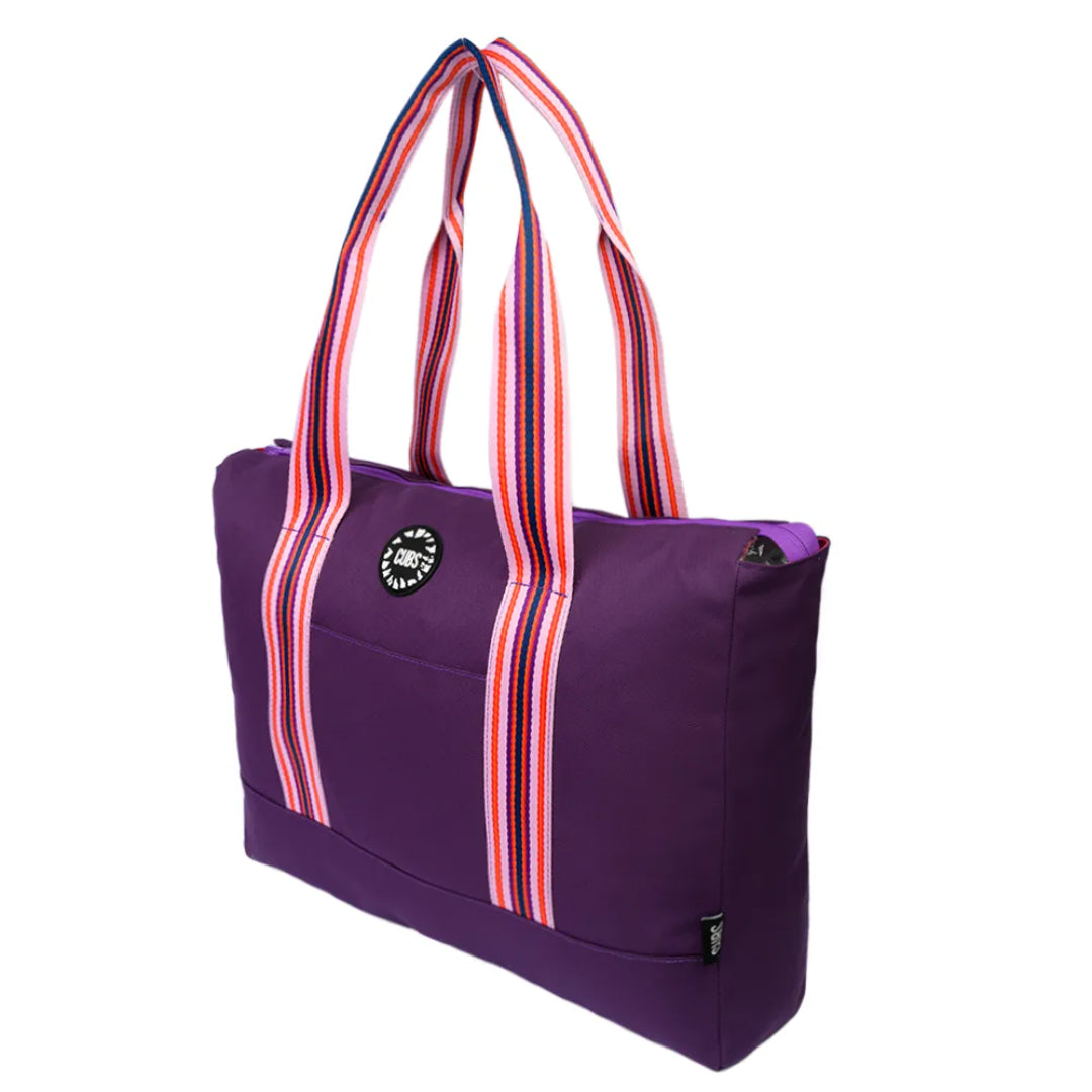 Deep Purple Tie Dye & Very Purple Tote Bag