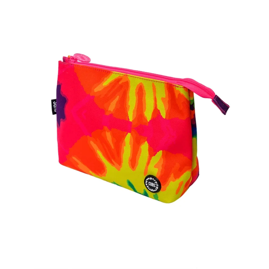 Fuchsia Tie Dye Medium Pouch