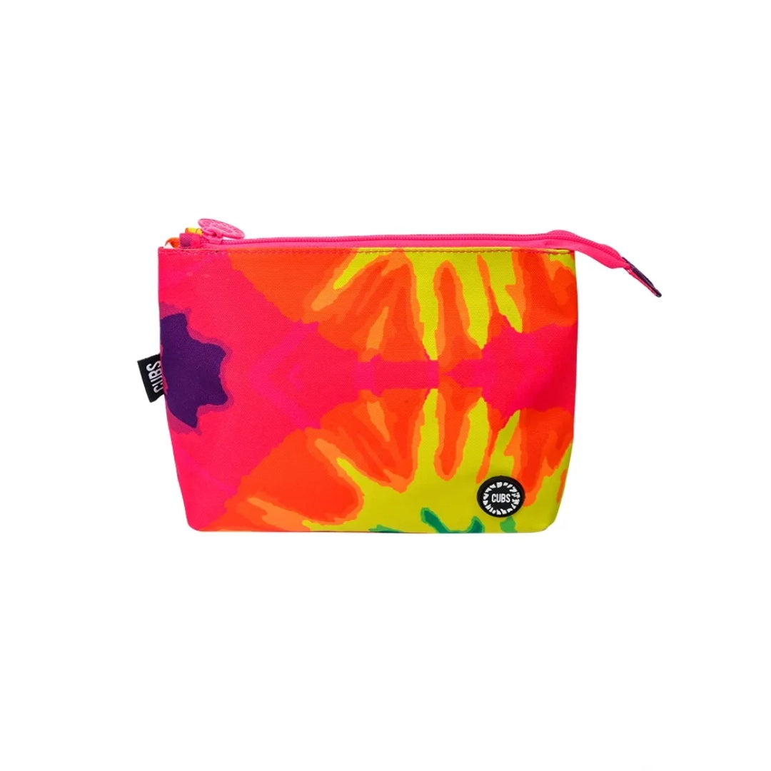 Fuchsia Tie Dye Medium Pouch