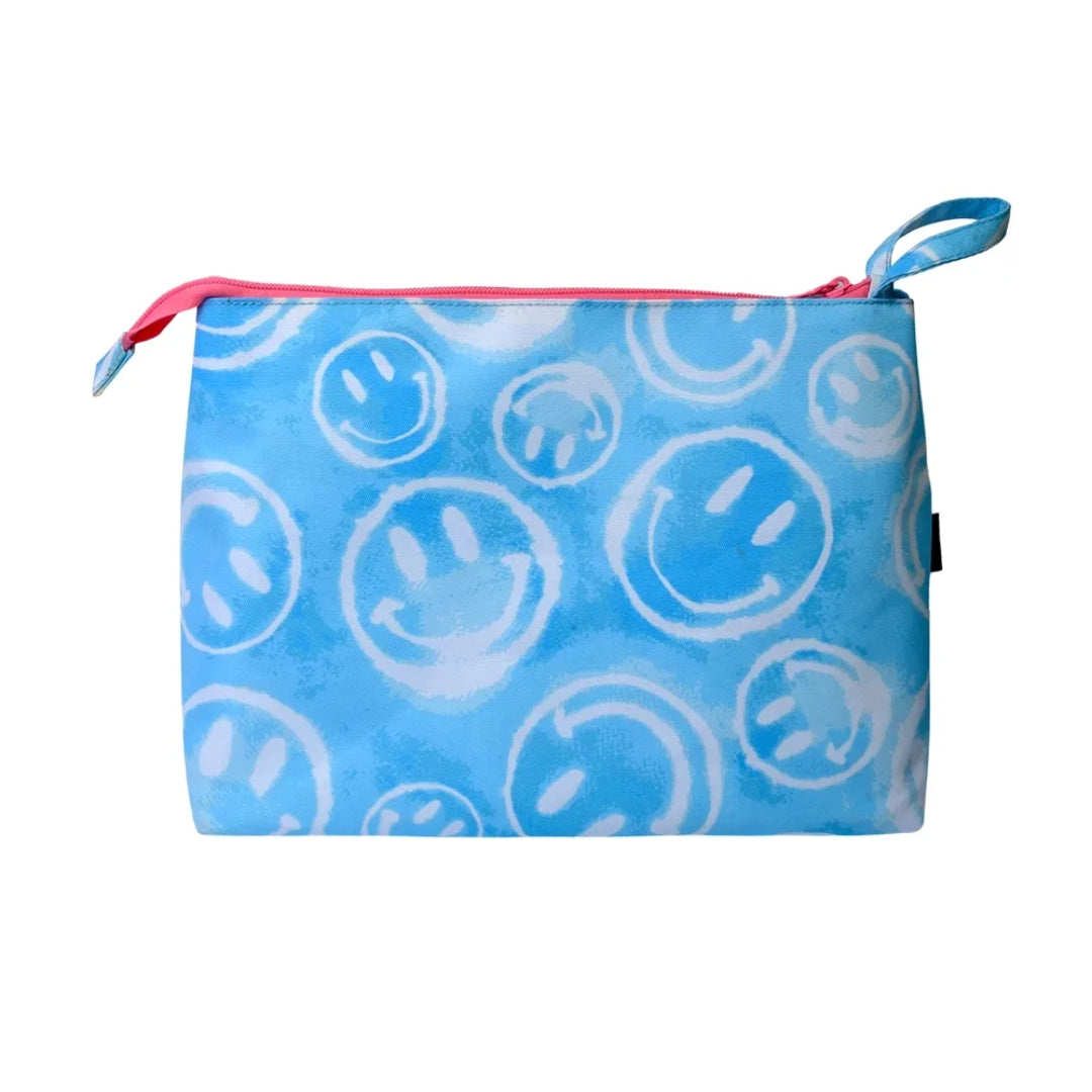 Smiley Clouds Large Pouch