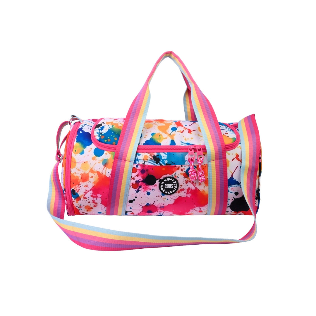 Splashing Paint One Pocket Duffel Bag Large