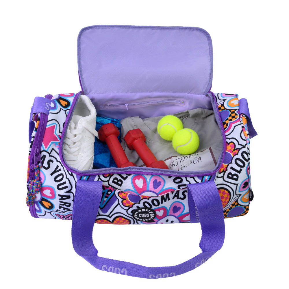 Bloom as You Are One Pocket Duffel Bag Large