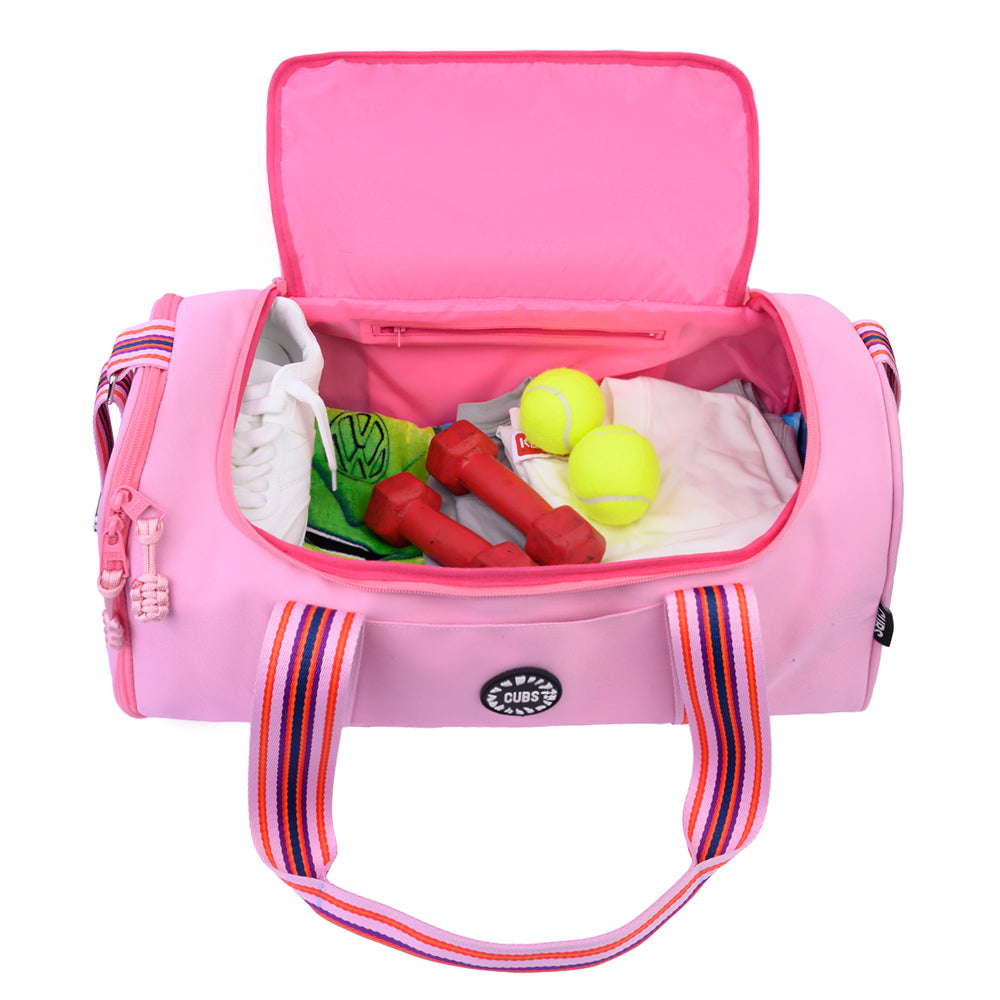 True Pink One Pocket Duffel Bag Large