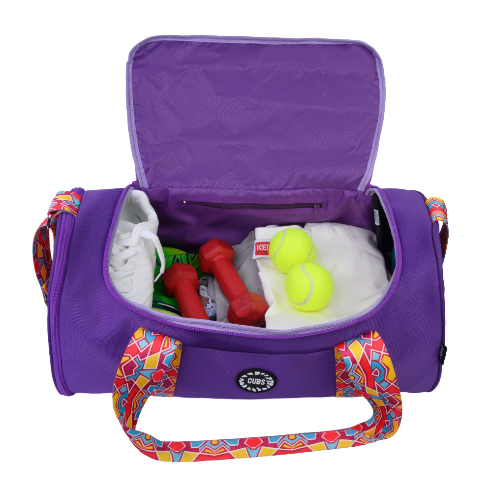 Lilac Dreams One Pocket Duffel Bag Large