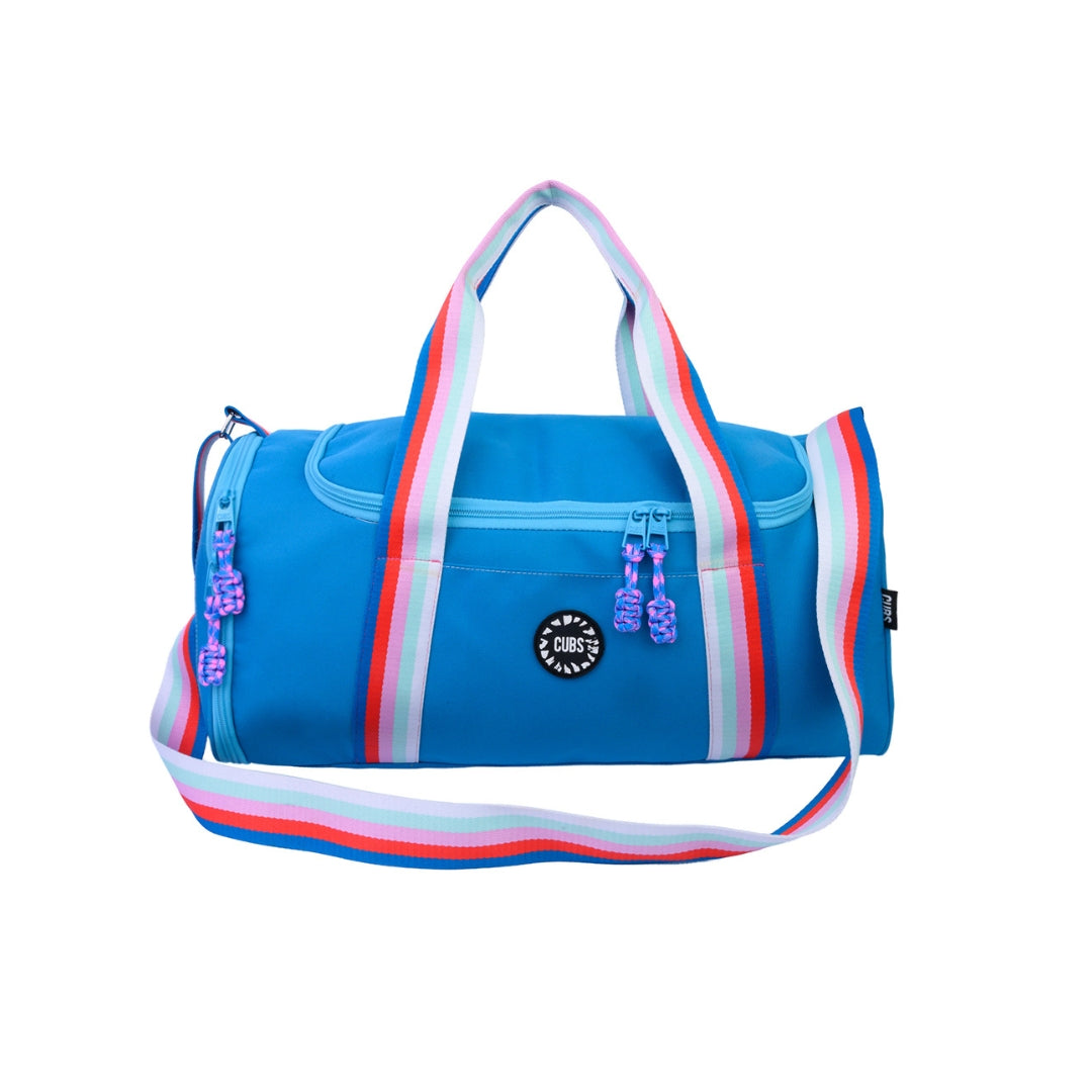 Turquoise 1 One Pocket Duffel Bag Large