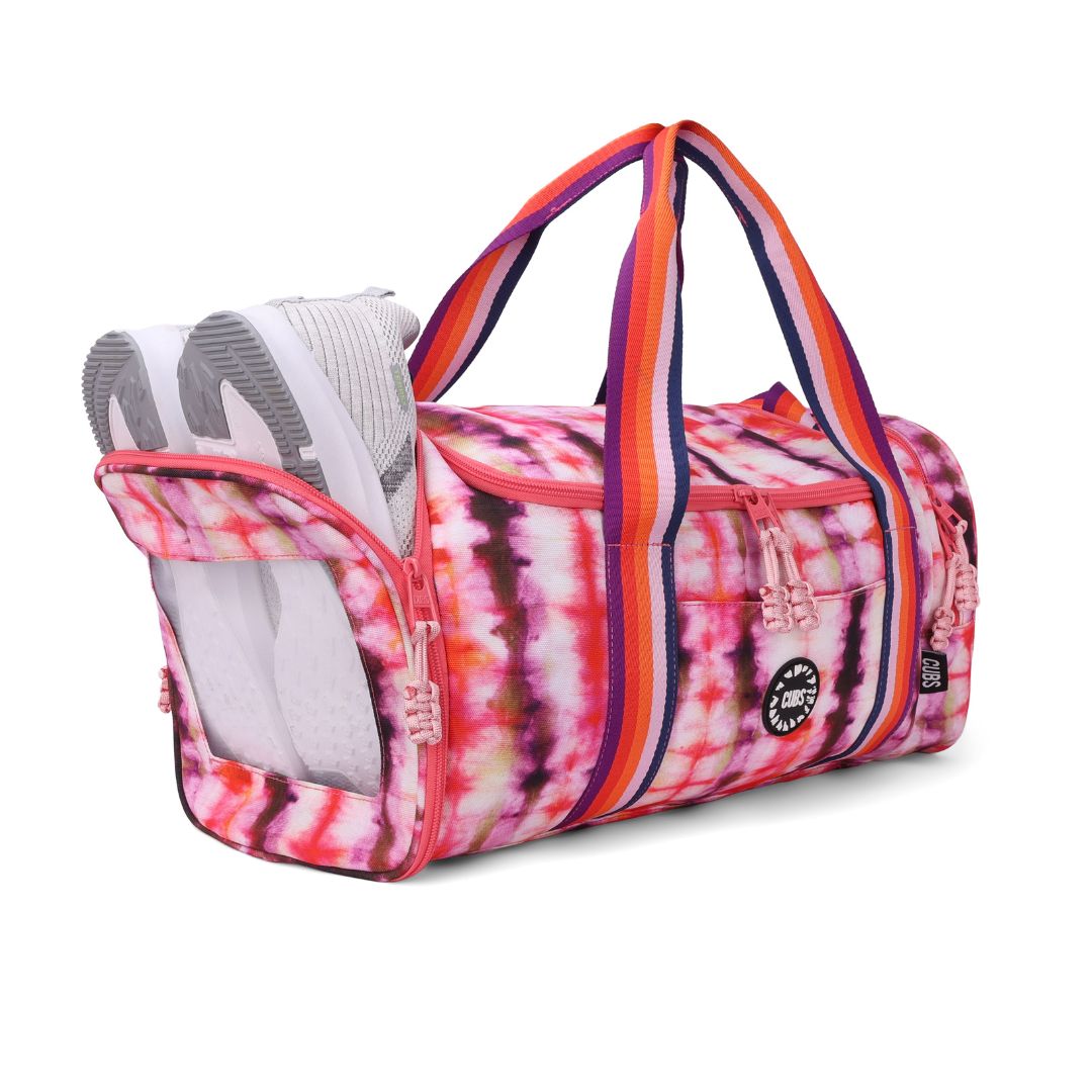 Tie Dye Art Large Duffle Two Pockets