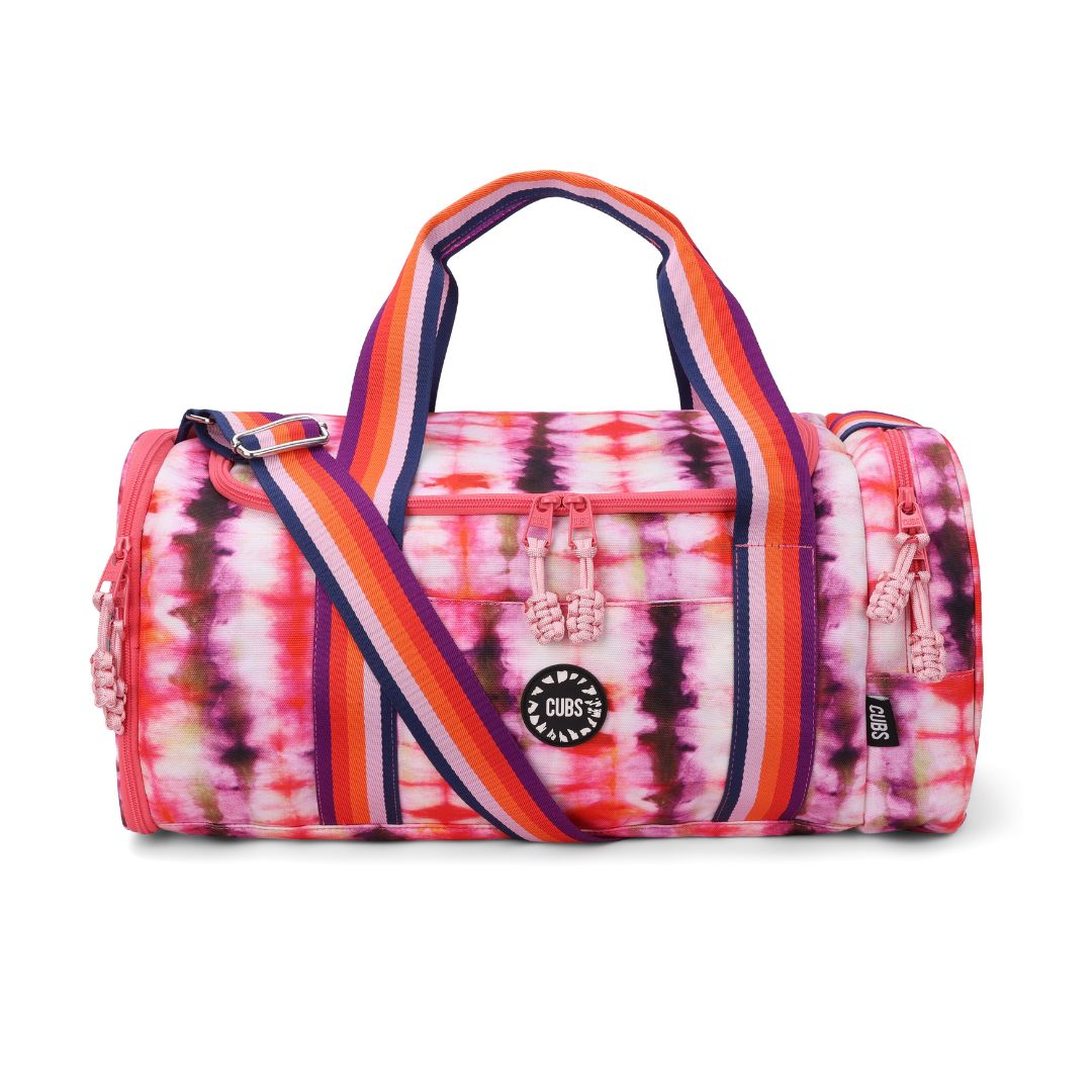 Tie Dye Art Large Duffle Two Pockets