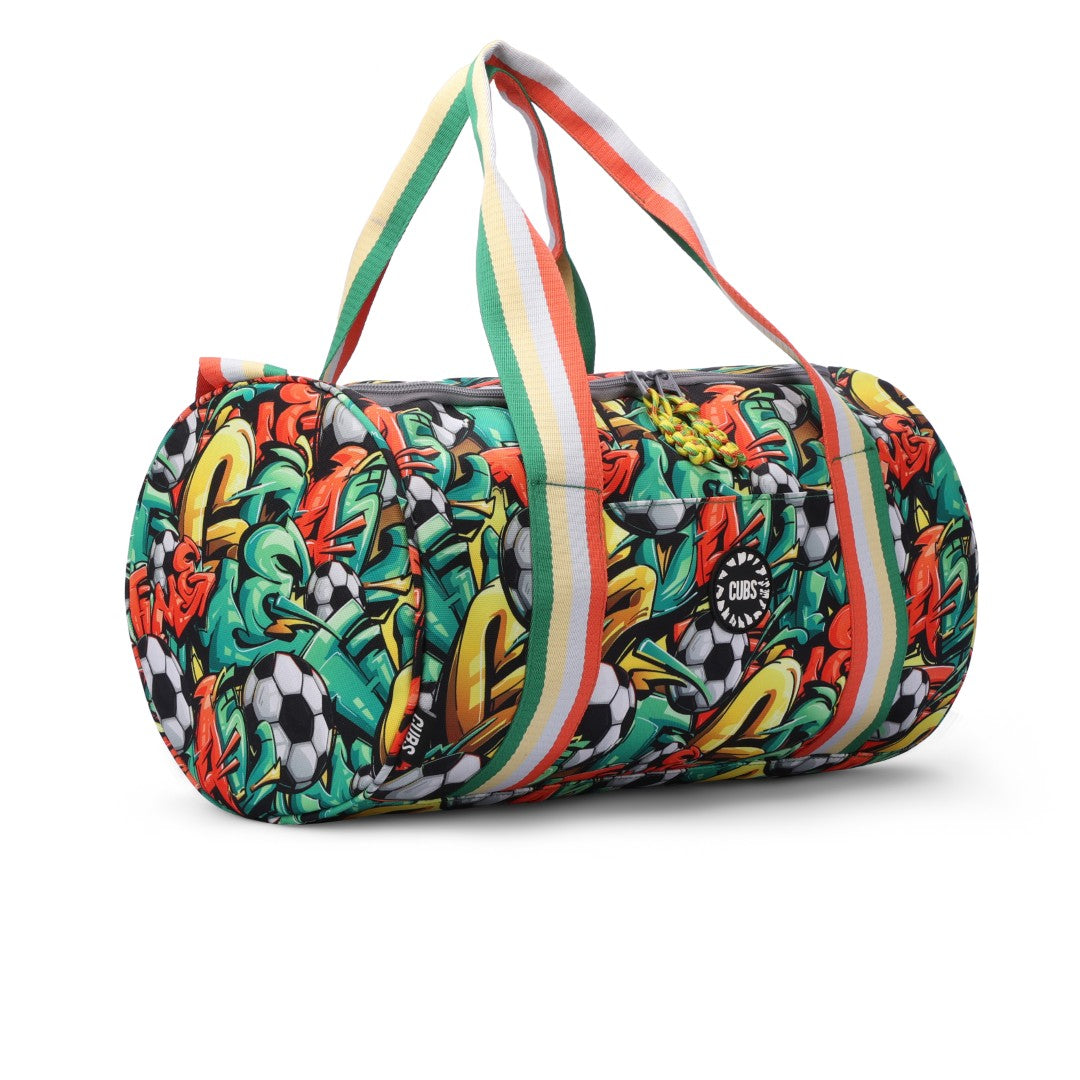 Football Graffiti Medium Duffle Bag
