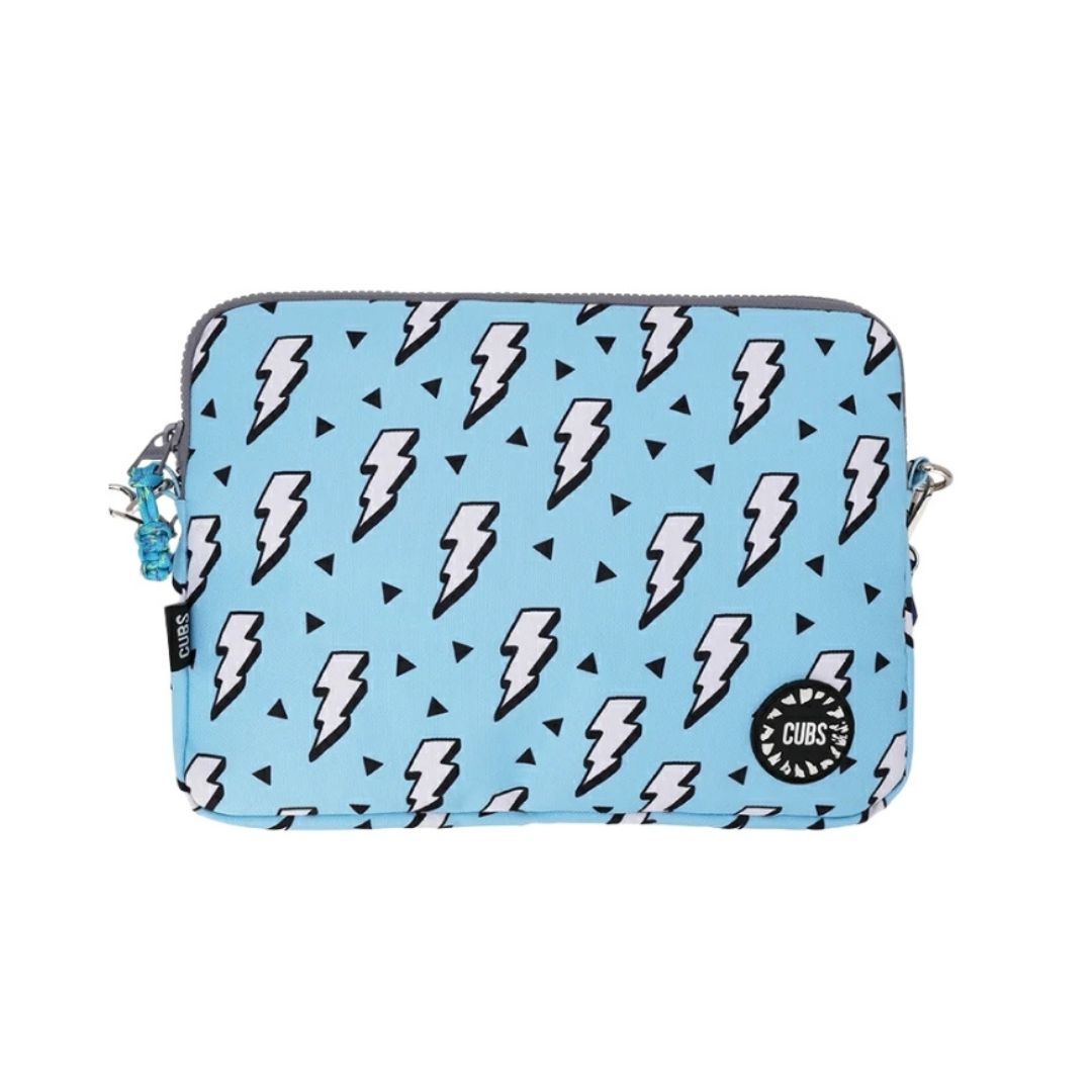 Electric Shock Baby Blue Laptop Sleeves 15" – 3.5