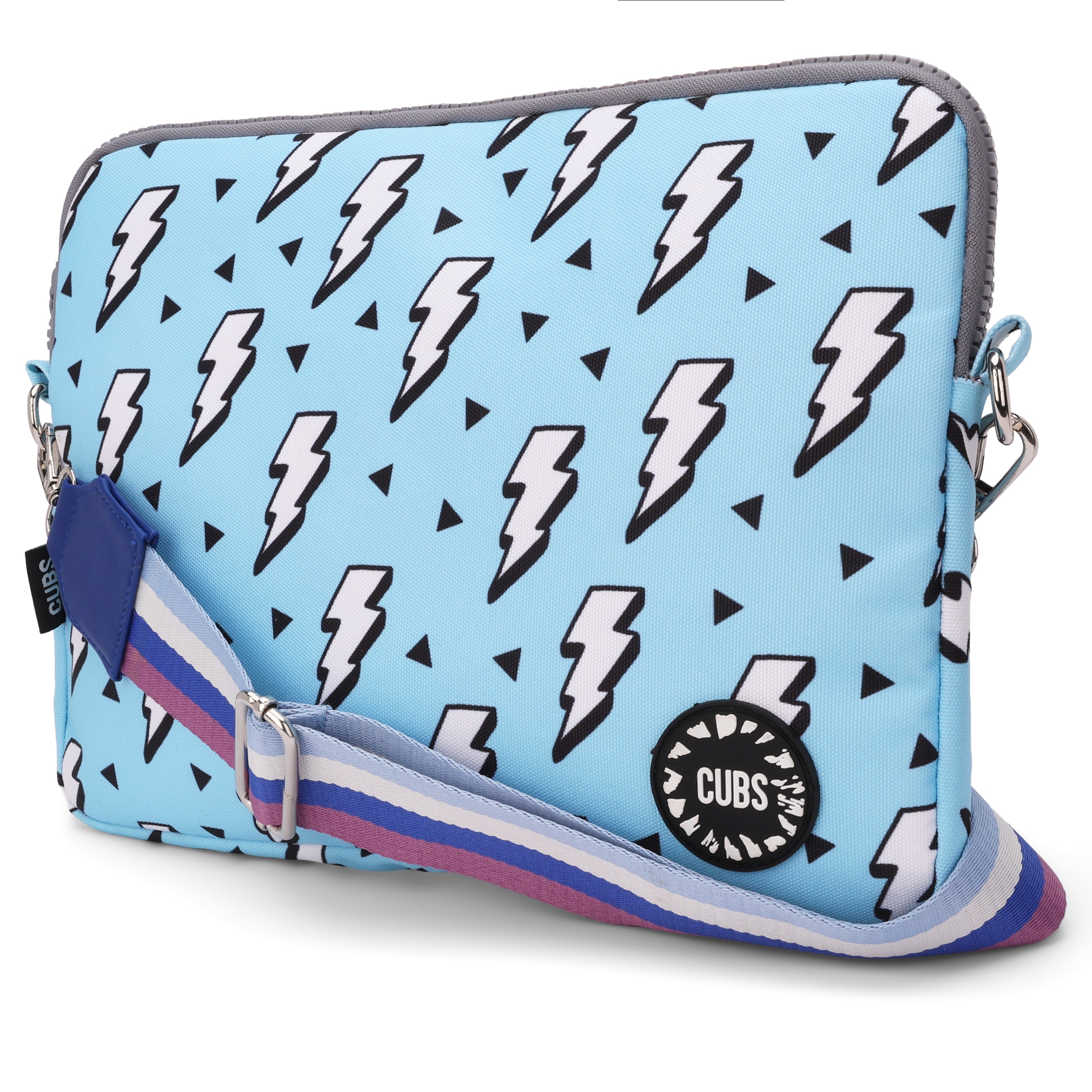 Electric Shock Baby Blue Laptop Sleeves 15" – 3.5