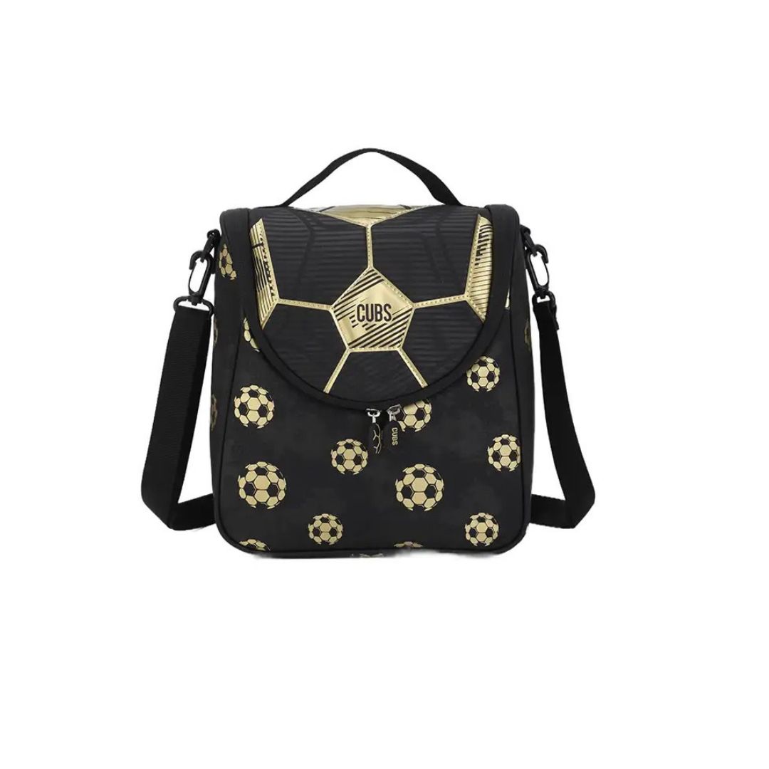 Golden Football Mega Sized Junior 3D Lunch Bag 10L