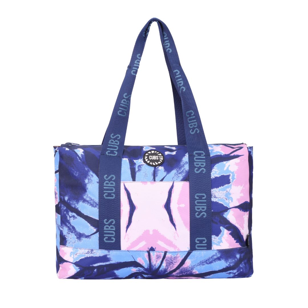 Shades of Tie Dyes Double Face Tote Bag 19 L
