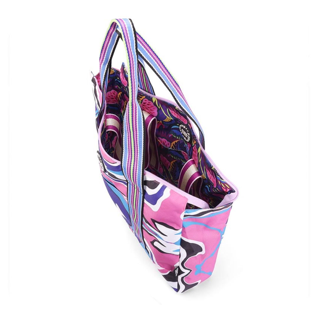 Vibes of Purple Double Face Tote Bag 19 L