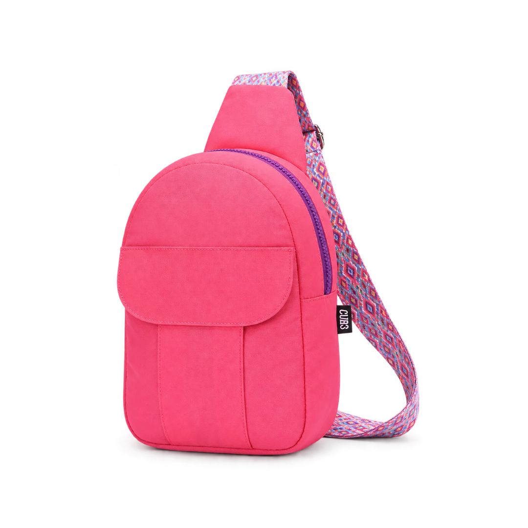 Front Locked Pocket Sling Bag
