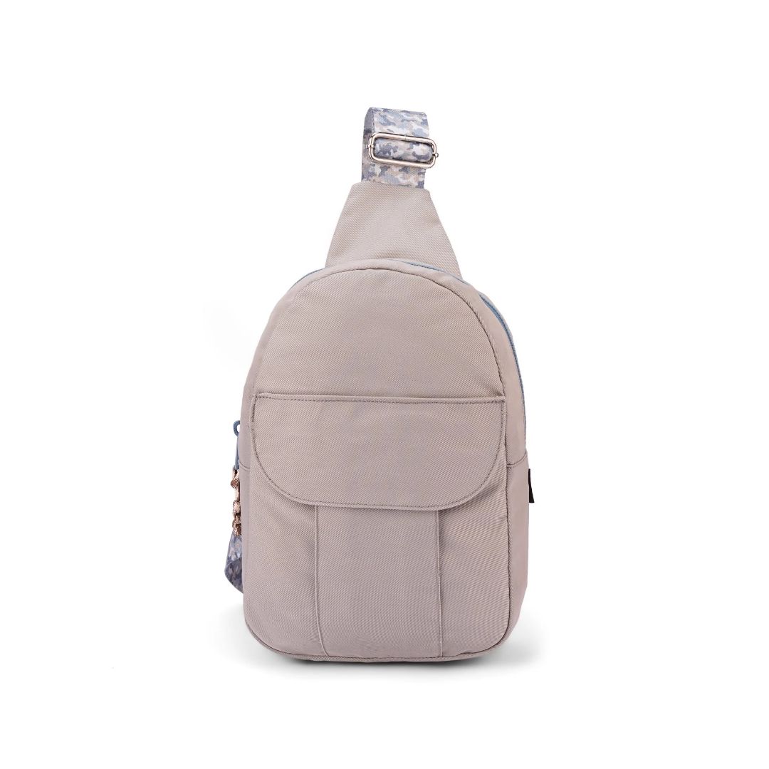 Front Locked Pocket Sling Bag