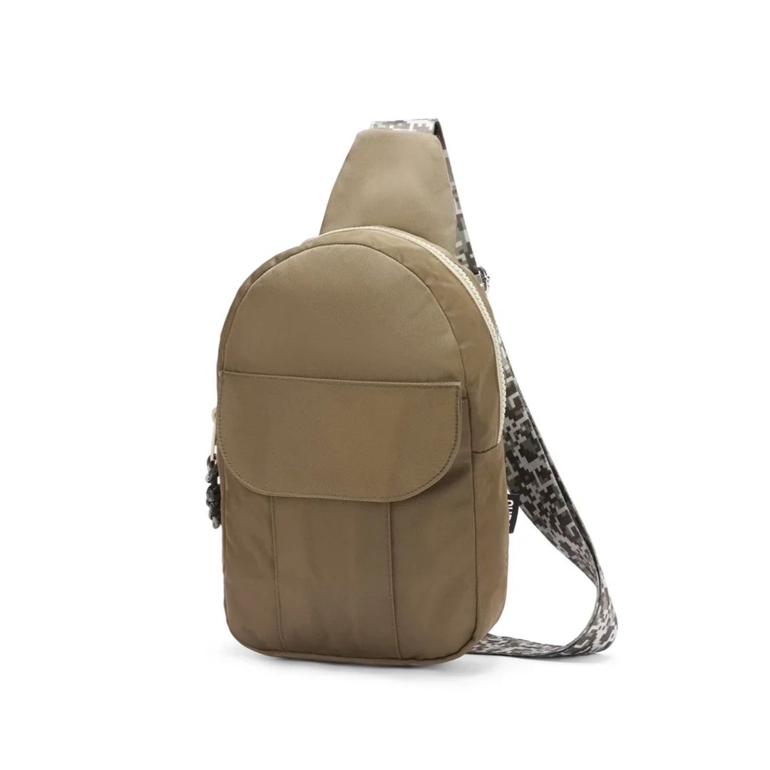 Front Locked Pocket Sling Bag