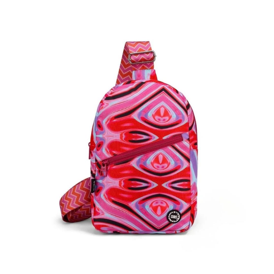 Front Zipper Sling Bag