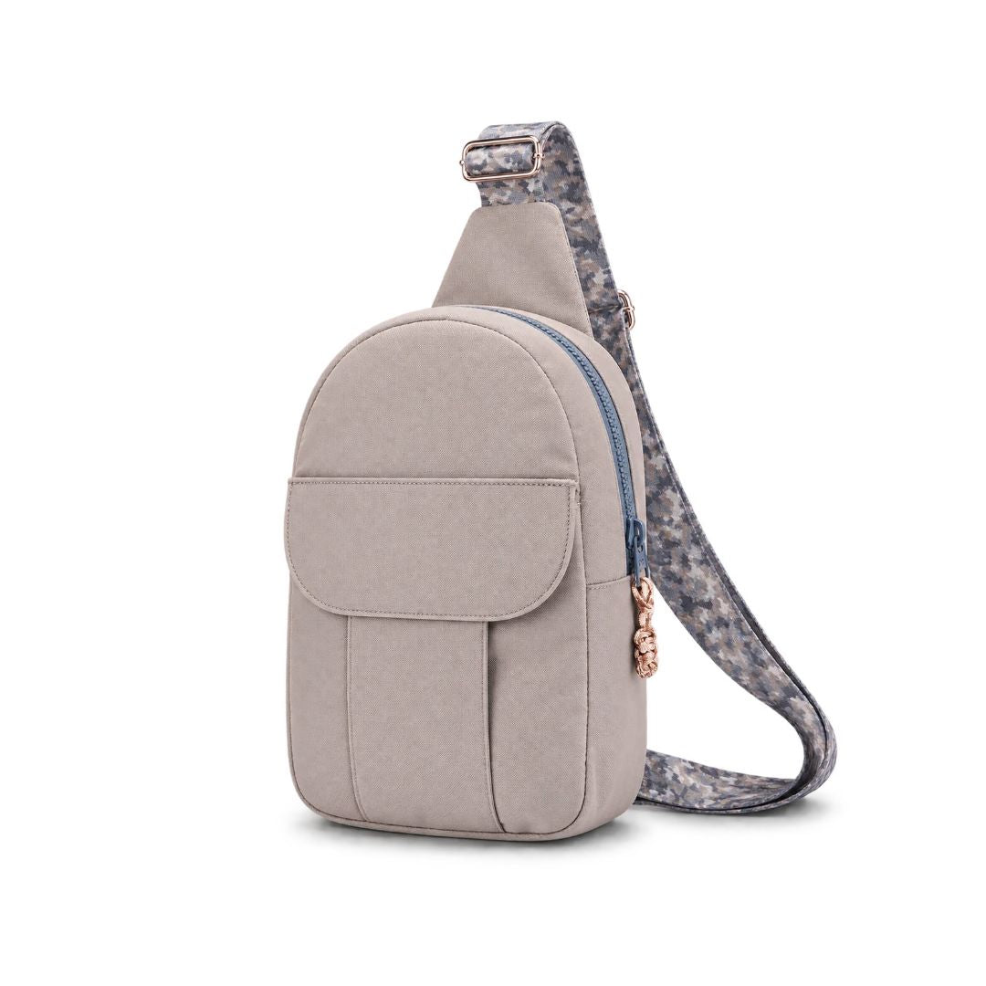 Front Locked Pocket Sling Bag