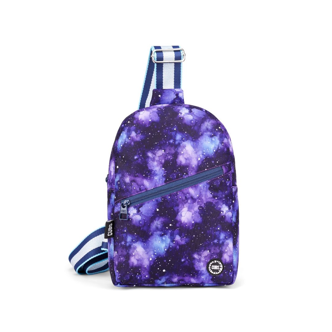 Front Zipper Sling Bag