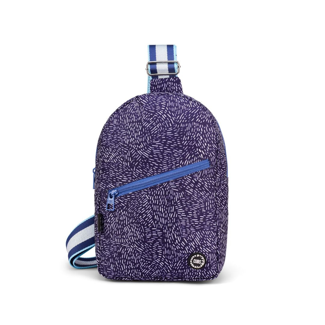 Front Zipper Sling Bag