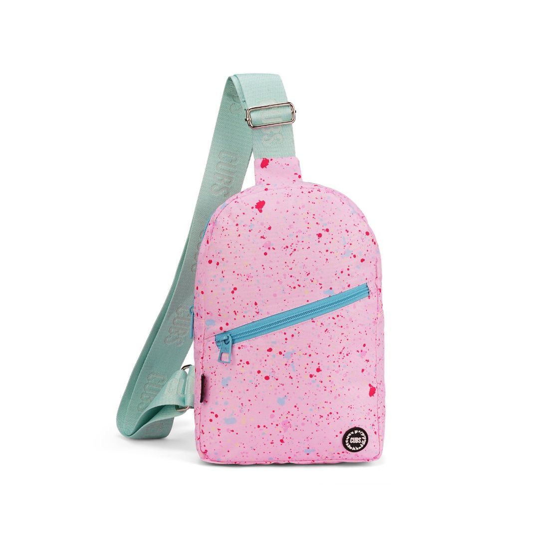 Front Zipper Sling Bag