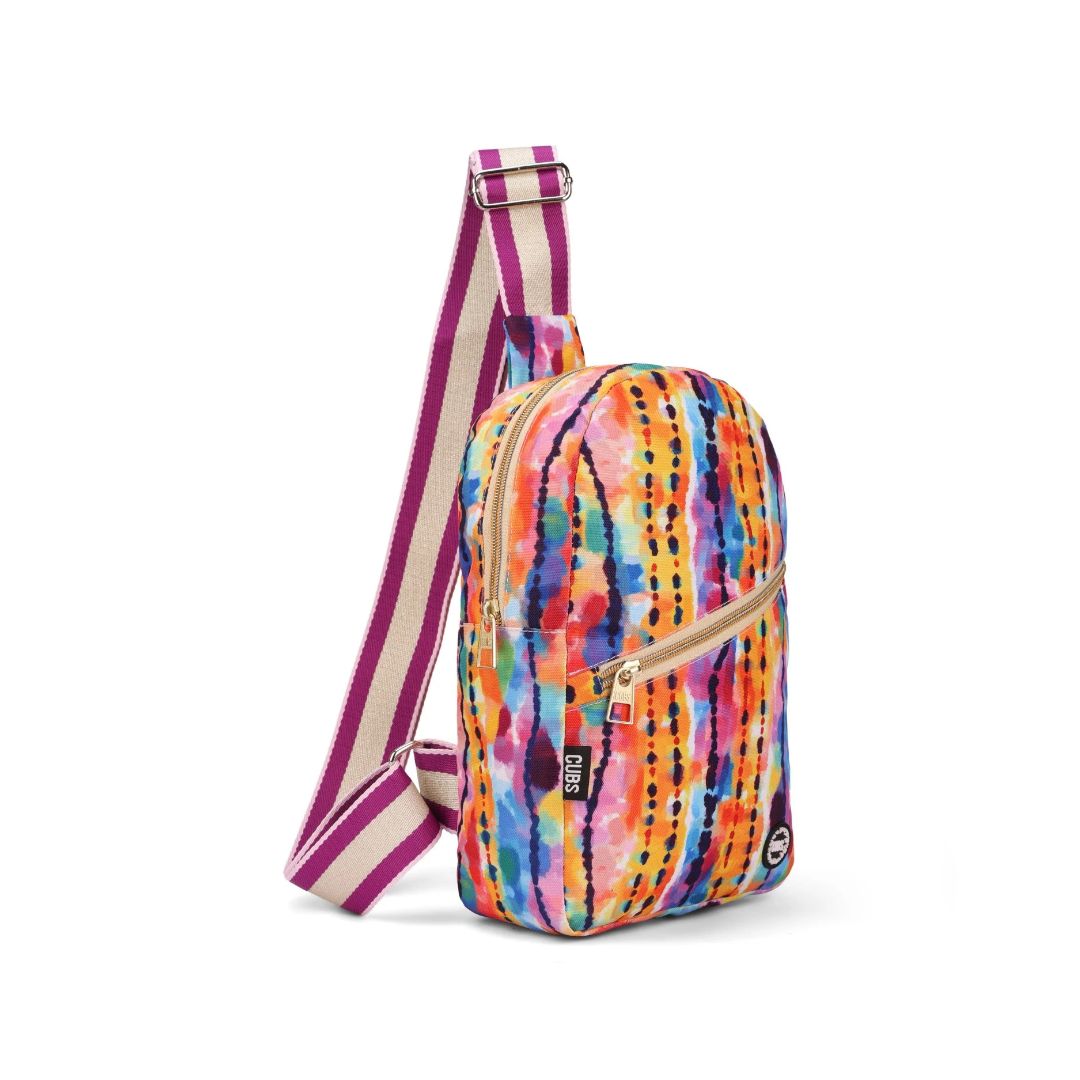 Front Zipper Sling Bag