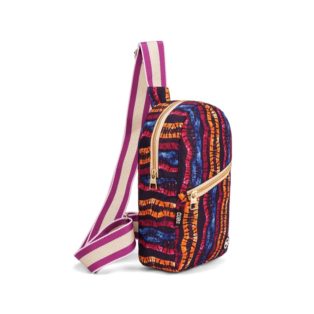 Front Zipper Sling Bag
