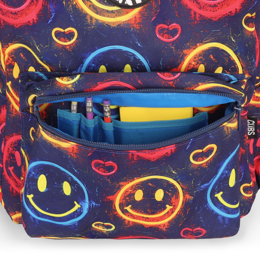 Neon Smiles Junior Student Backpack 28L