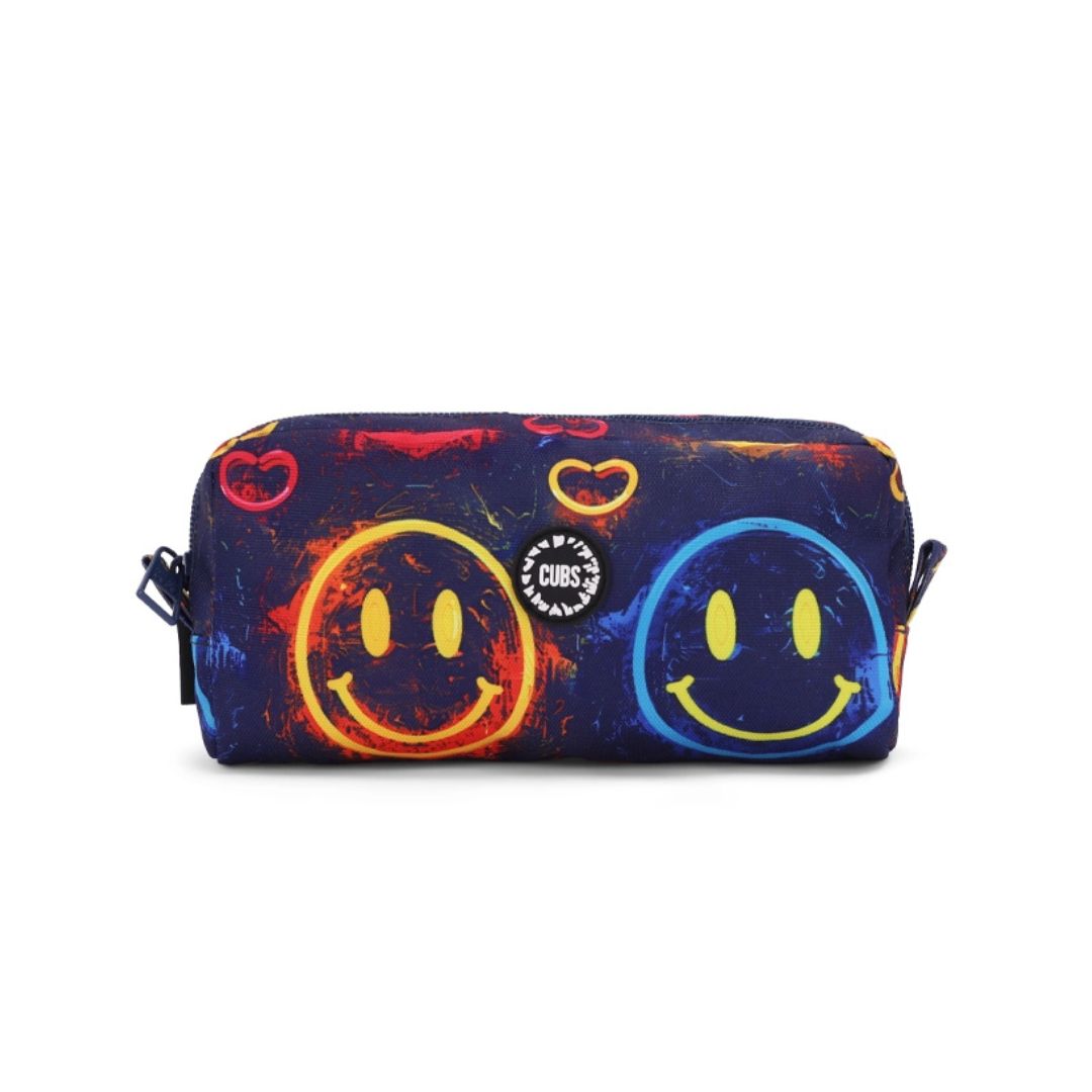 Neon Smiles Junior Student Pencil Case 1L