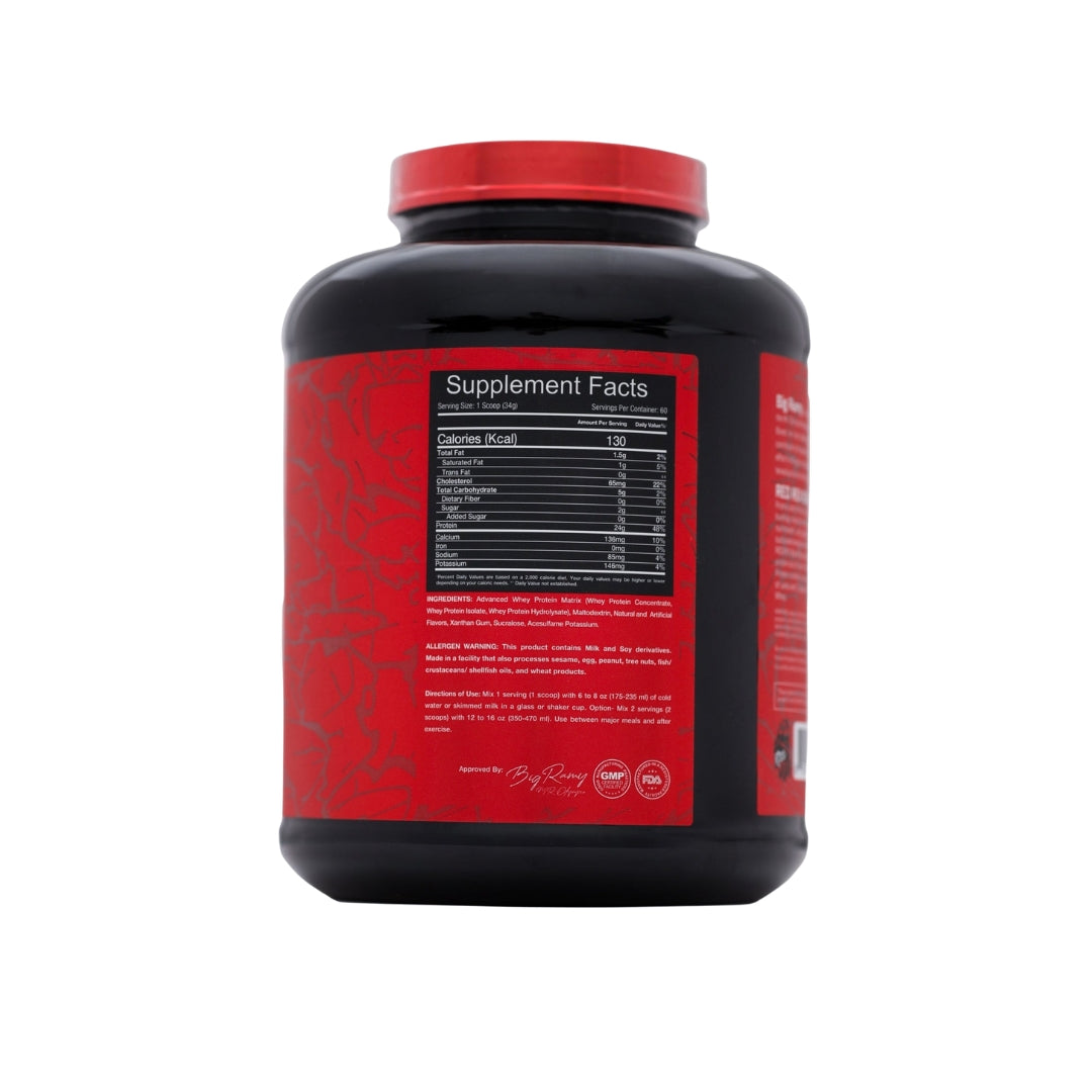 واي بروتين بيج رامي بنكهة الفراولة 4.5 باوند