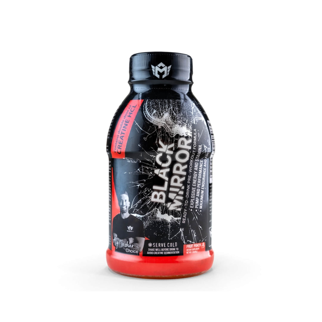 Muscle Add Liquid Black Mirror 330Ml. Fruit Punch
