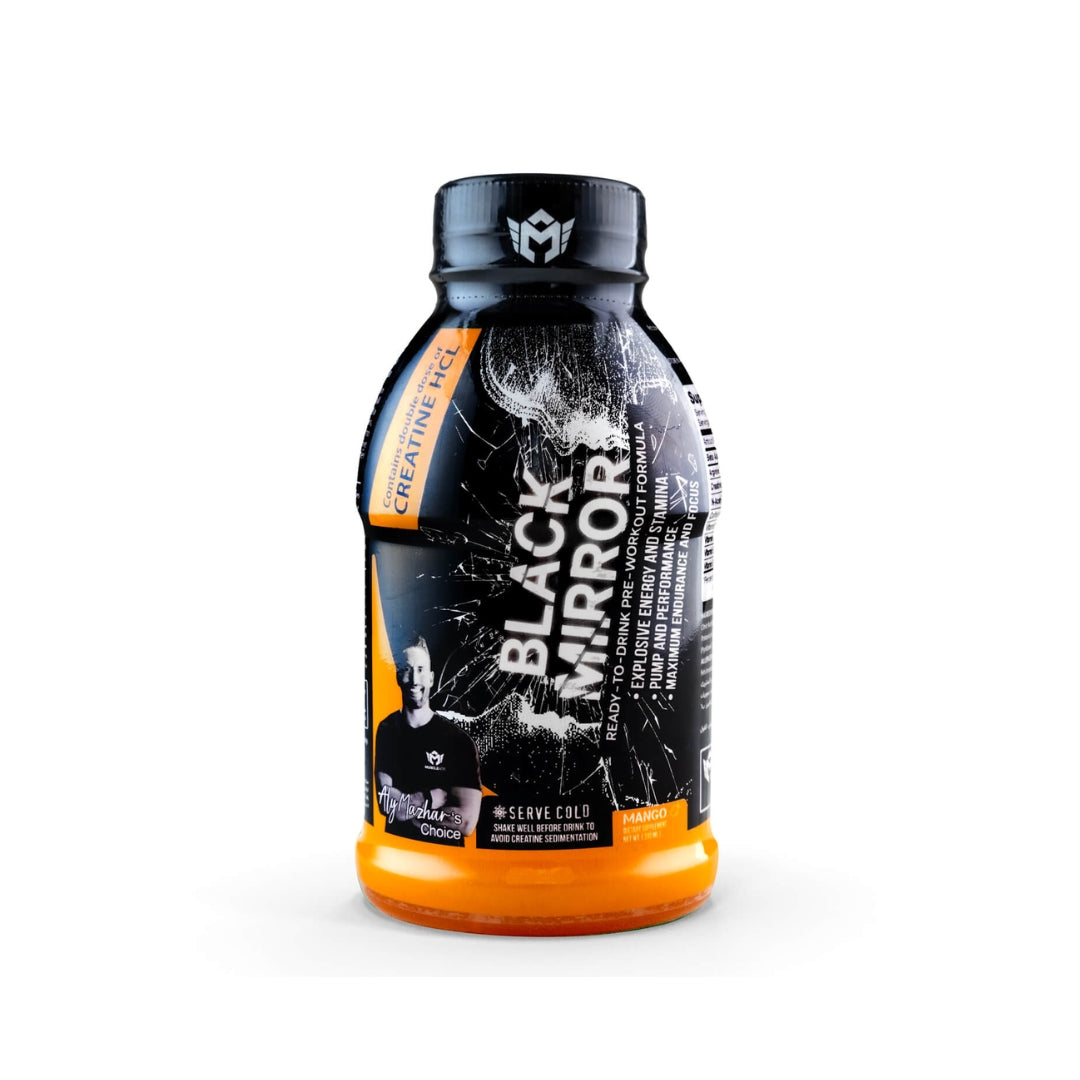 Muscle Add Liquid Black Mirror 330Ml. Mango