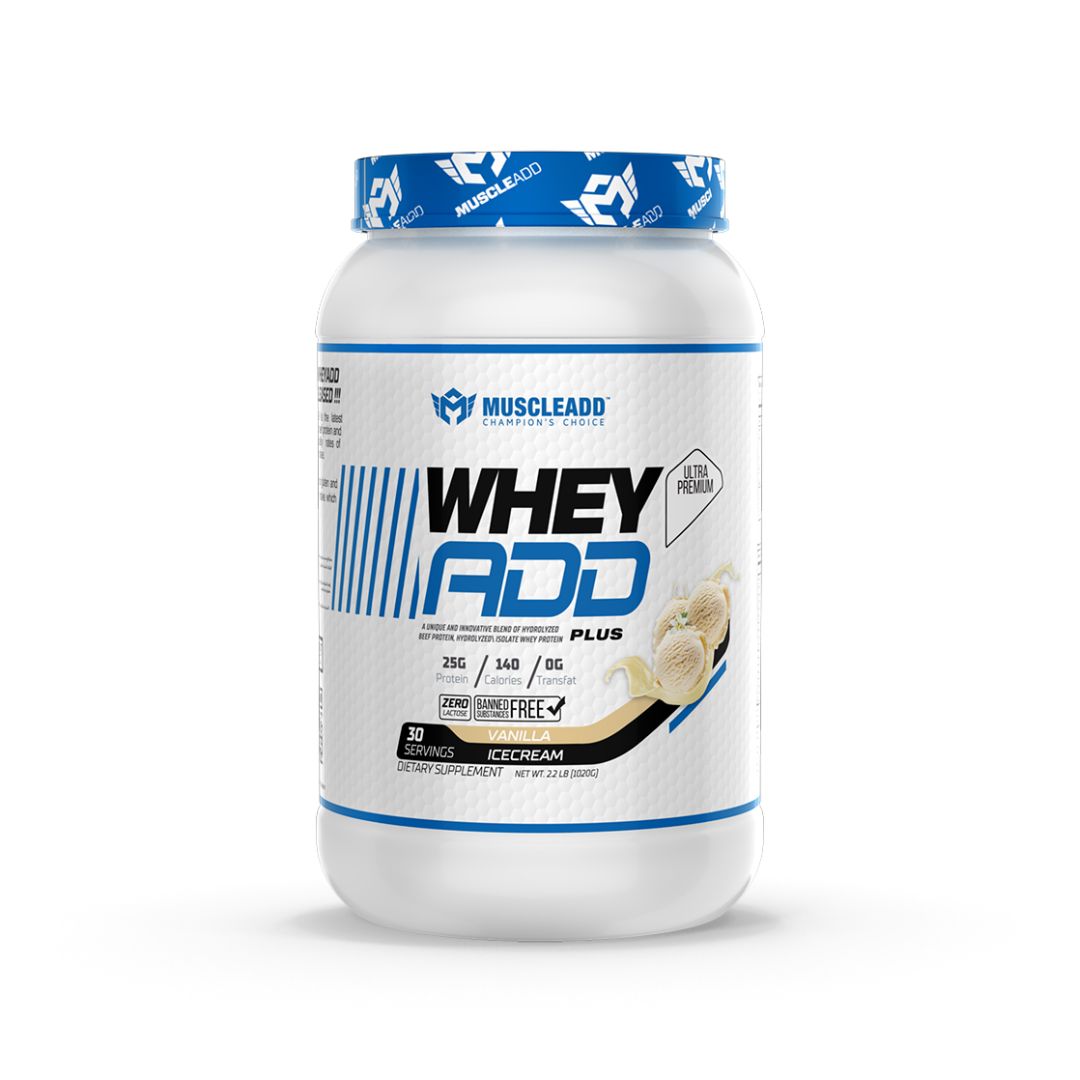 Muscle Add Whey Add Plus-30Serv.-1020G -Vanilla Ice Cream